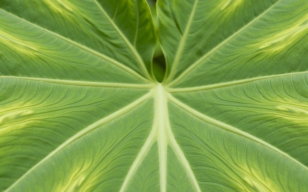 Textura de folha orgânica